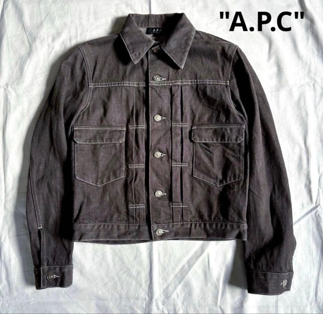 A.P.C. denim jacket 2nd　セカンド　ブラック　黒　Gジャン