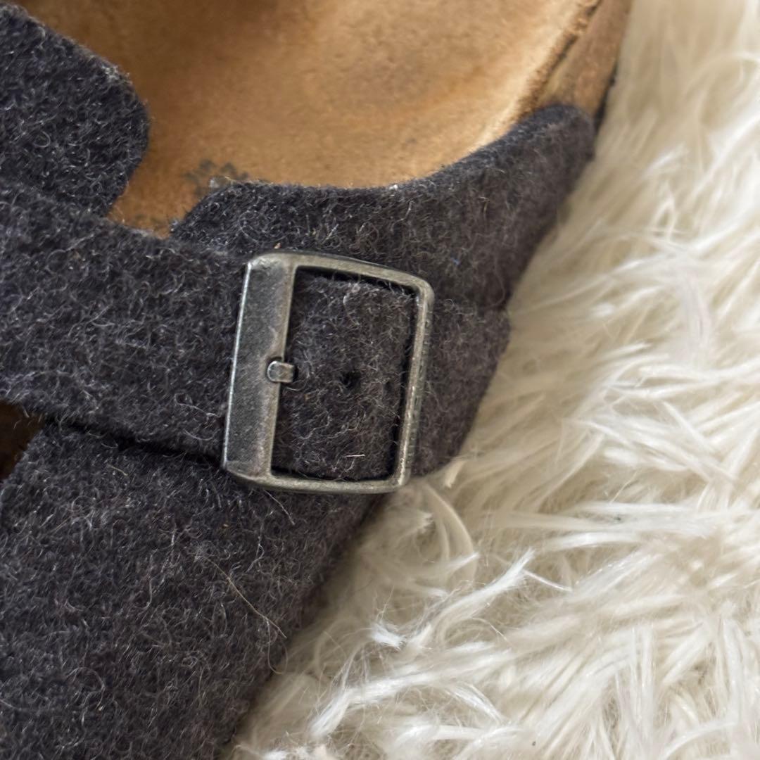 【美品】BIRKENSTOCK ビルケンシュトック　ボストン　ウールフェルト