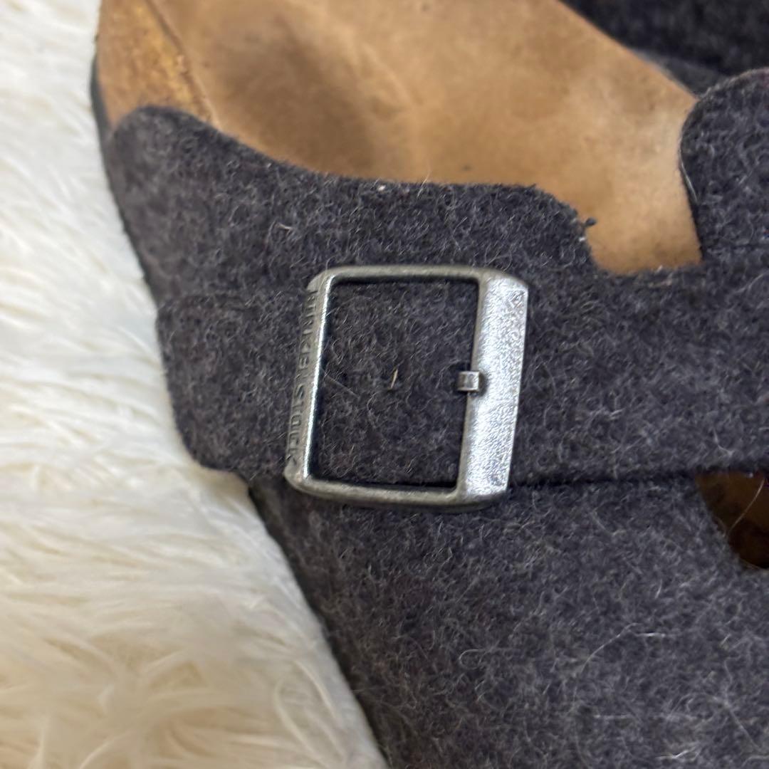 【美品】BIRKENSTOCK ビルケンシュトック　ボストン　ウールフェルト