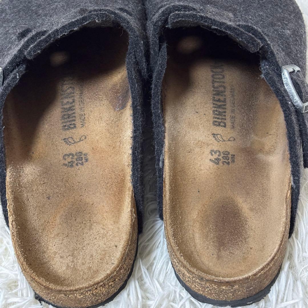 【美品】BIRKENSTOCK ビルケンシュトック　ボストン　ウールフェルト