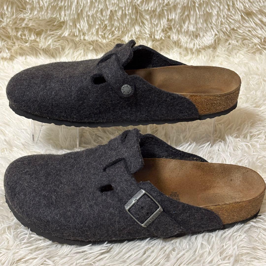 【美品】BIRKENSTOCK ビルケンシュトック　ボストン　ウールフェルト