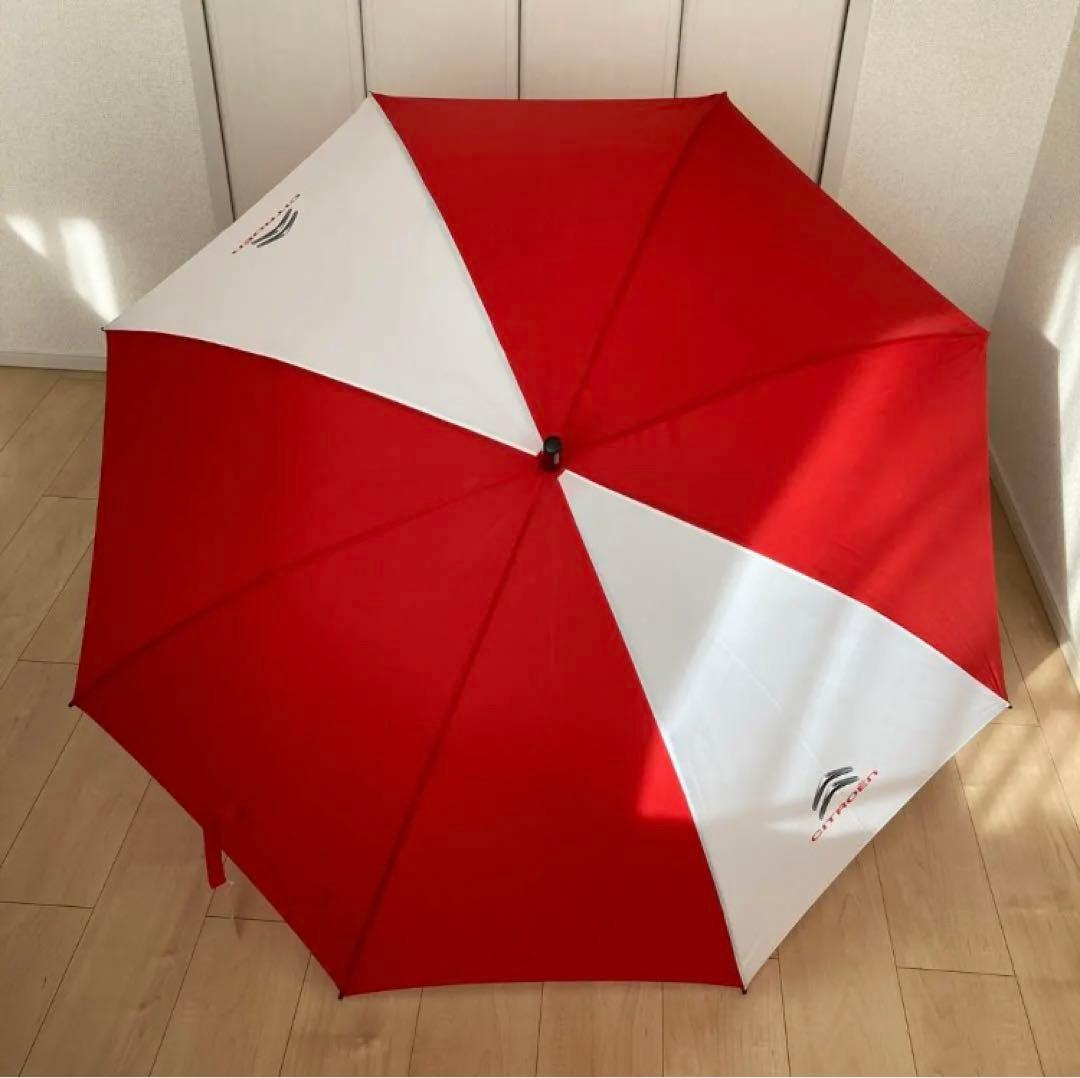 【タグ付未使用】CITROËN シトロエン ロゴ入り 雨傘 ビックサイズ
