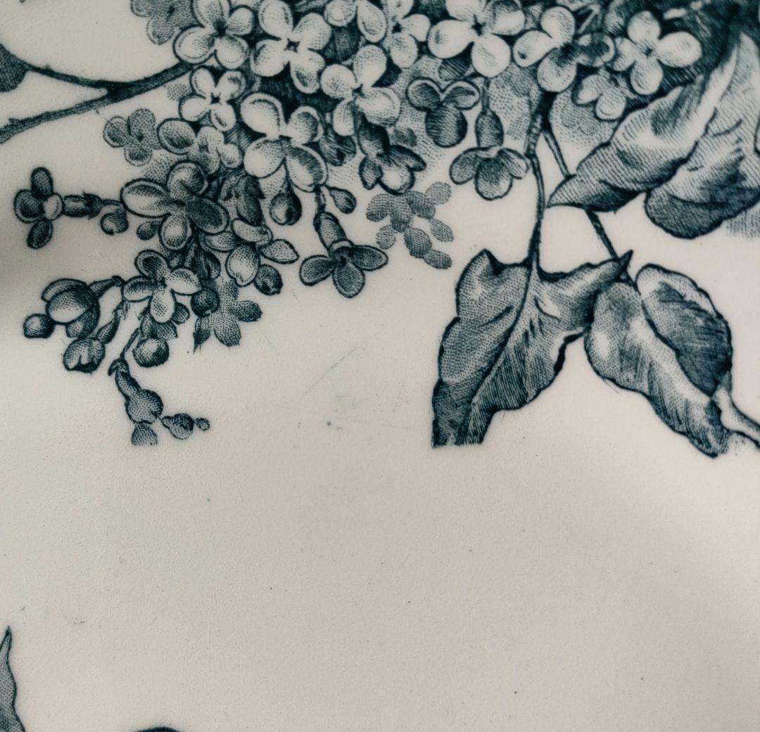 希少　美品　ジアン　LILAS 　平皿D　フランスアンティーク