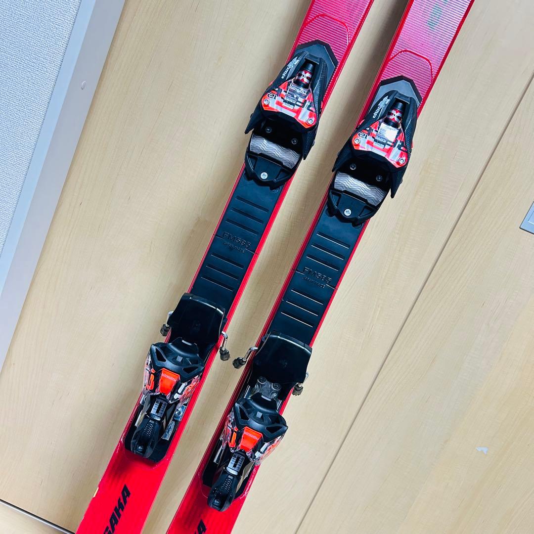 【美品】OGASAKA KEO’S KS SA 165cmスキー板 プレート付き