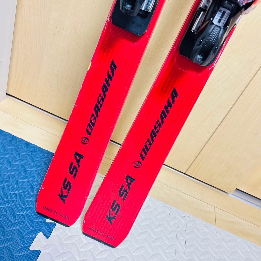【美品】OGASAKA KEO’S KS SA 165cmスキー板 プレート付き