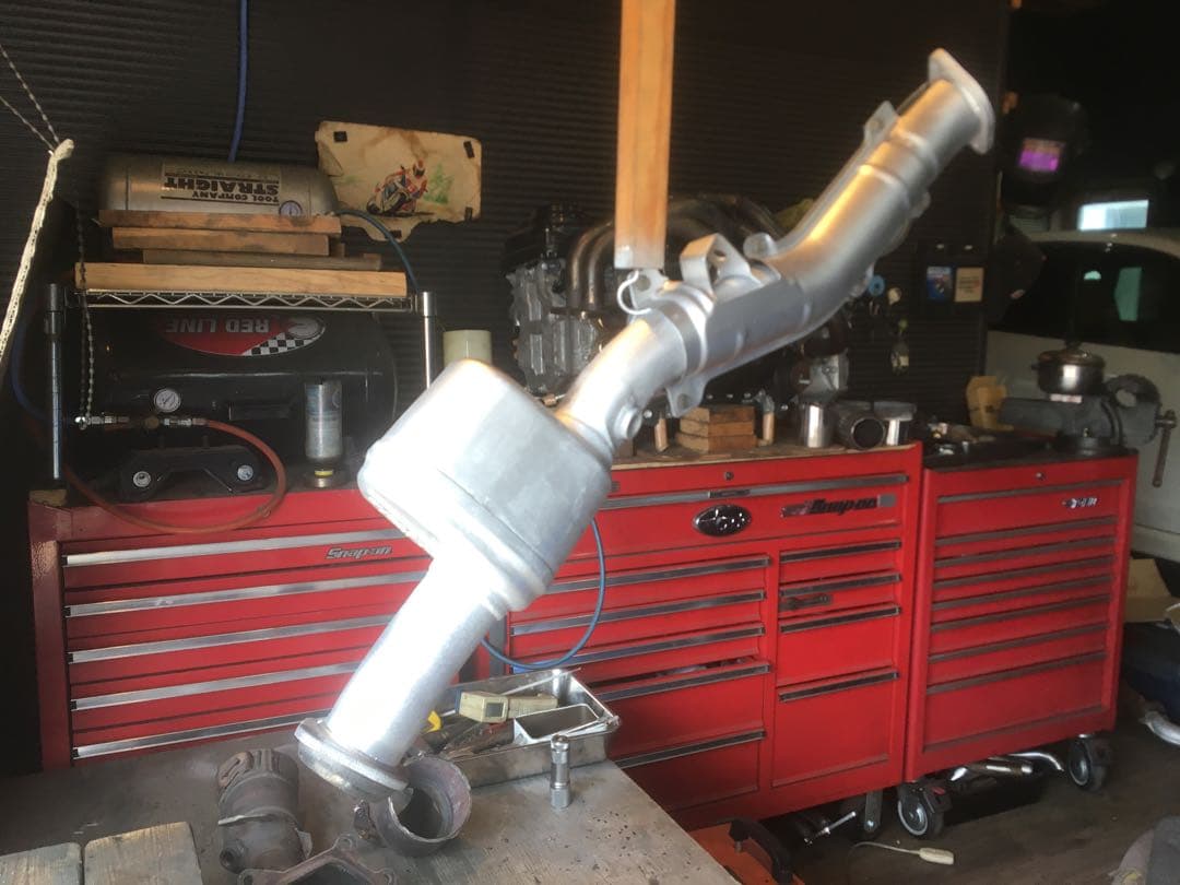 スバル純正改セミオーダーフロントパイプ車検対応