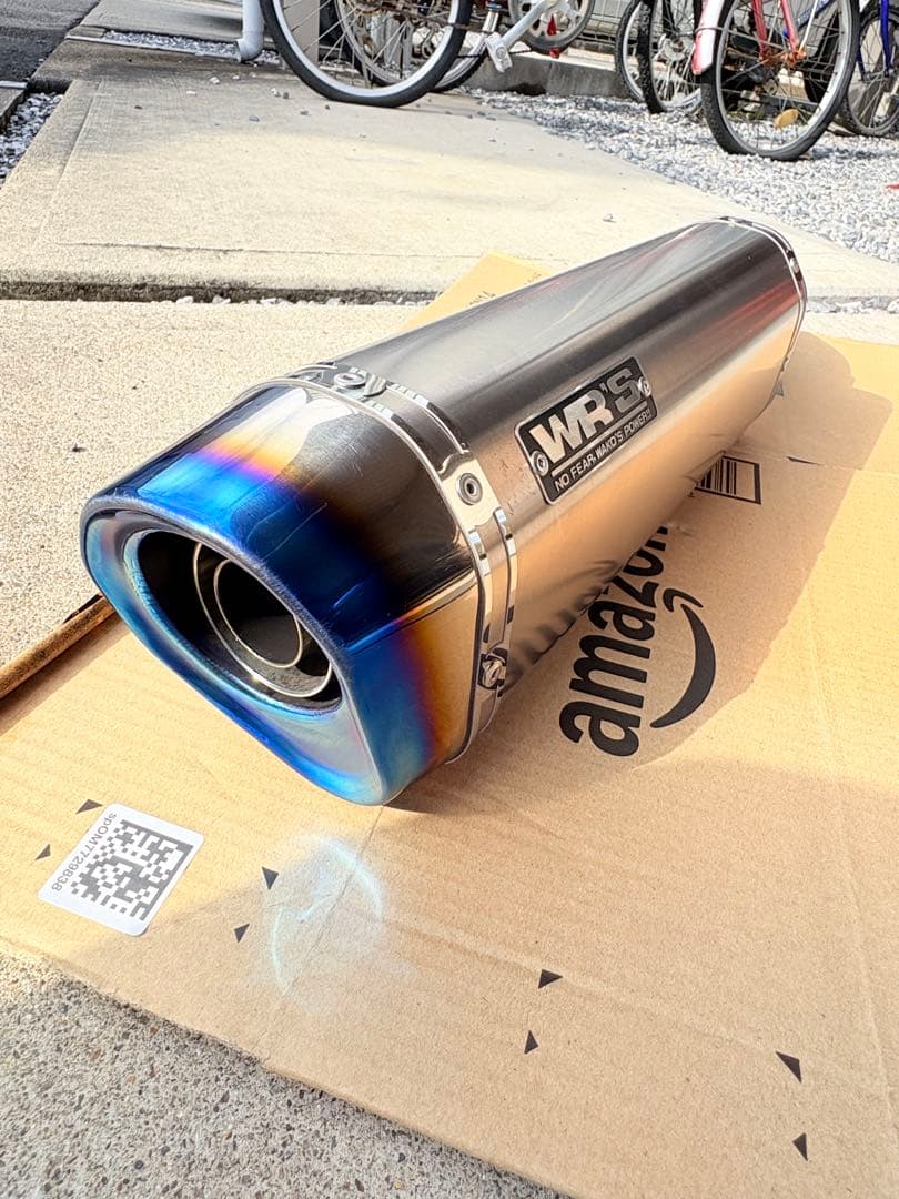 WRS GSX-S750ステンレススチール マフラー