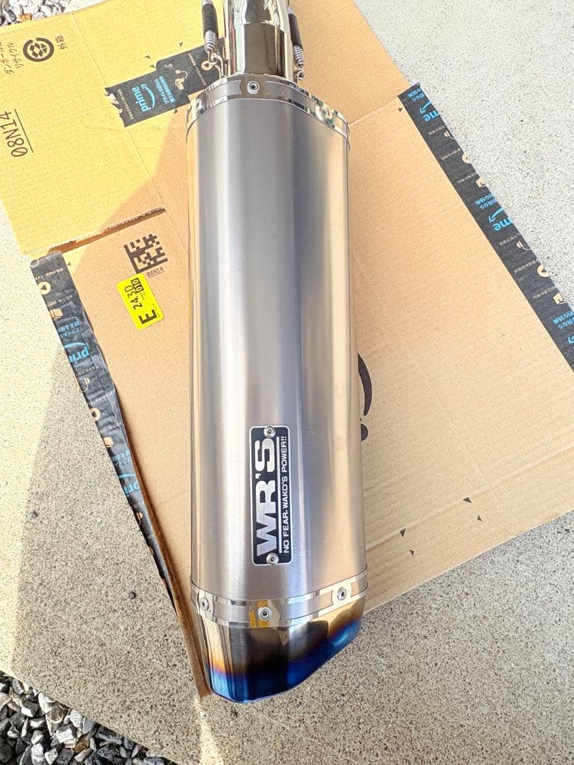 WRS GSX-S750ステンレススチール マフラー