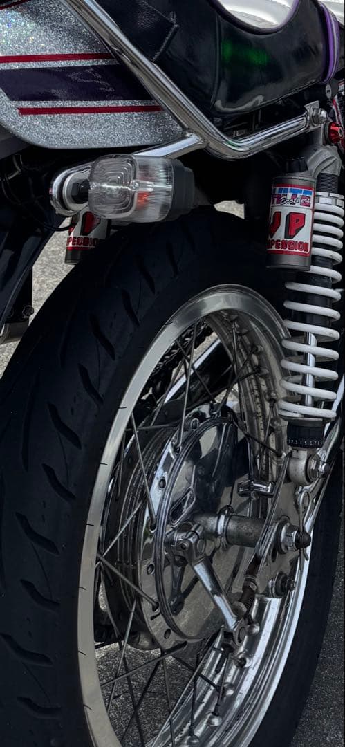 gs400 ExcelHリムワイドのメッキ前後セット