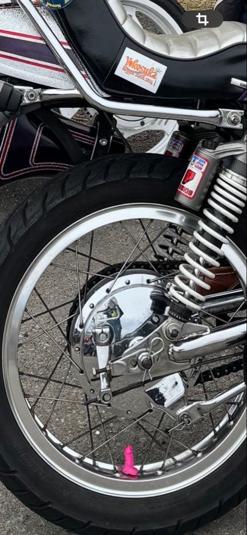 gs400 ExcelHリムワイドのメッキ前後セット