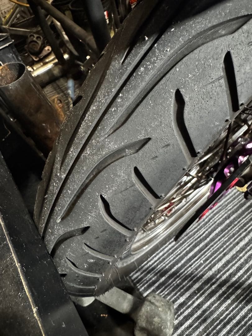 gs400 ExcelHリムワイドのメッキ前後セット