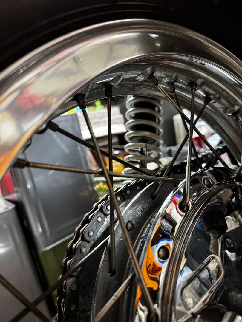 gs400 ExcelHリムワイドのメッキ前後セット