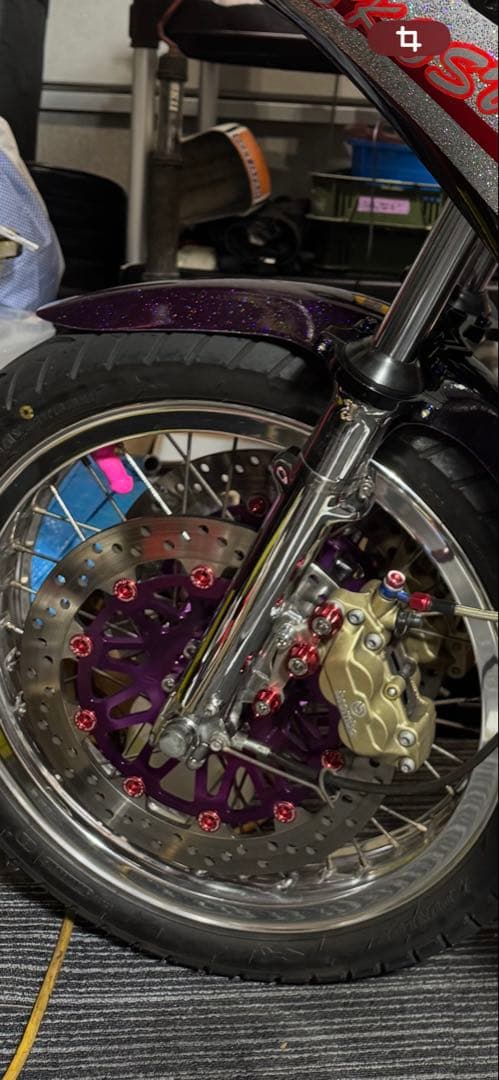 gs400 ExcelHリムワイドのメッキ前後セット