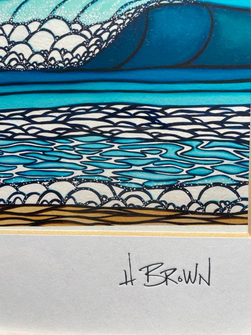 ＨBrown 絵画 green room