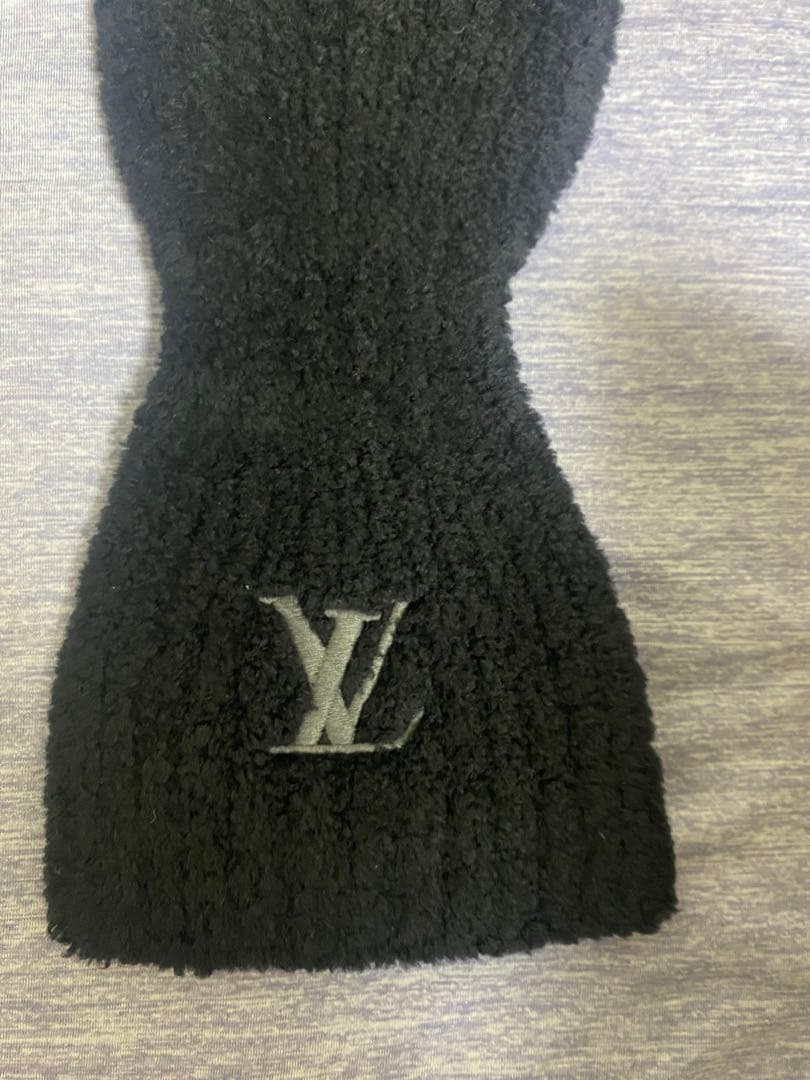 ルイヴィトン マフラー・オンリー LV・ミニ コンフィ　新品未使用　ノワール