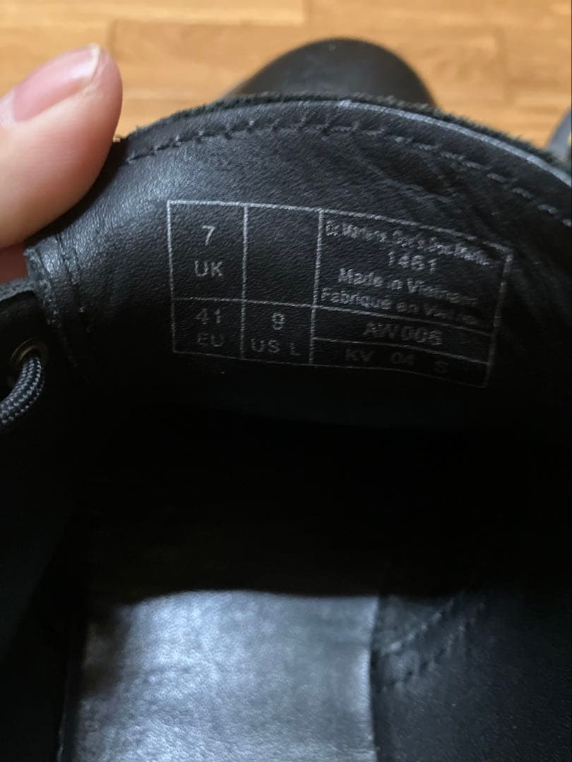 Dr. Martens 1461 3 ホール アンバサダーモデル　シボ革26cm