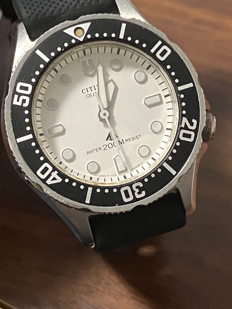 citizen WATER 200M RESIST 2031-204140 稼働