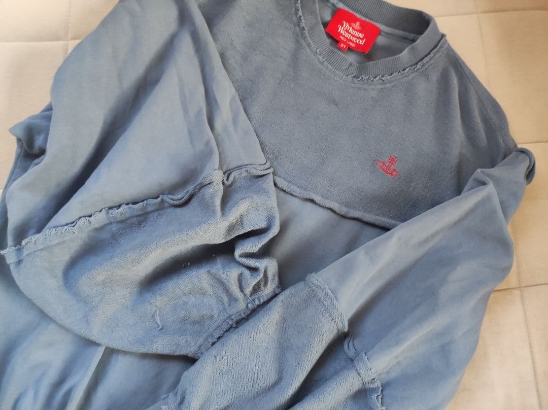 ヴィヴィアンウエストウッド 起毛 アウトシーム トレーナー Vivienne