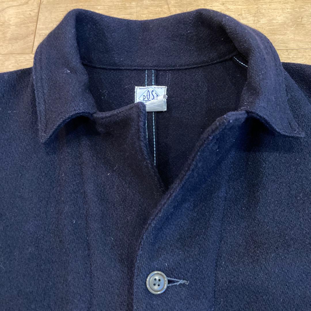 POST O'ALLSメルトン カバーオール XL