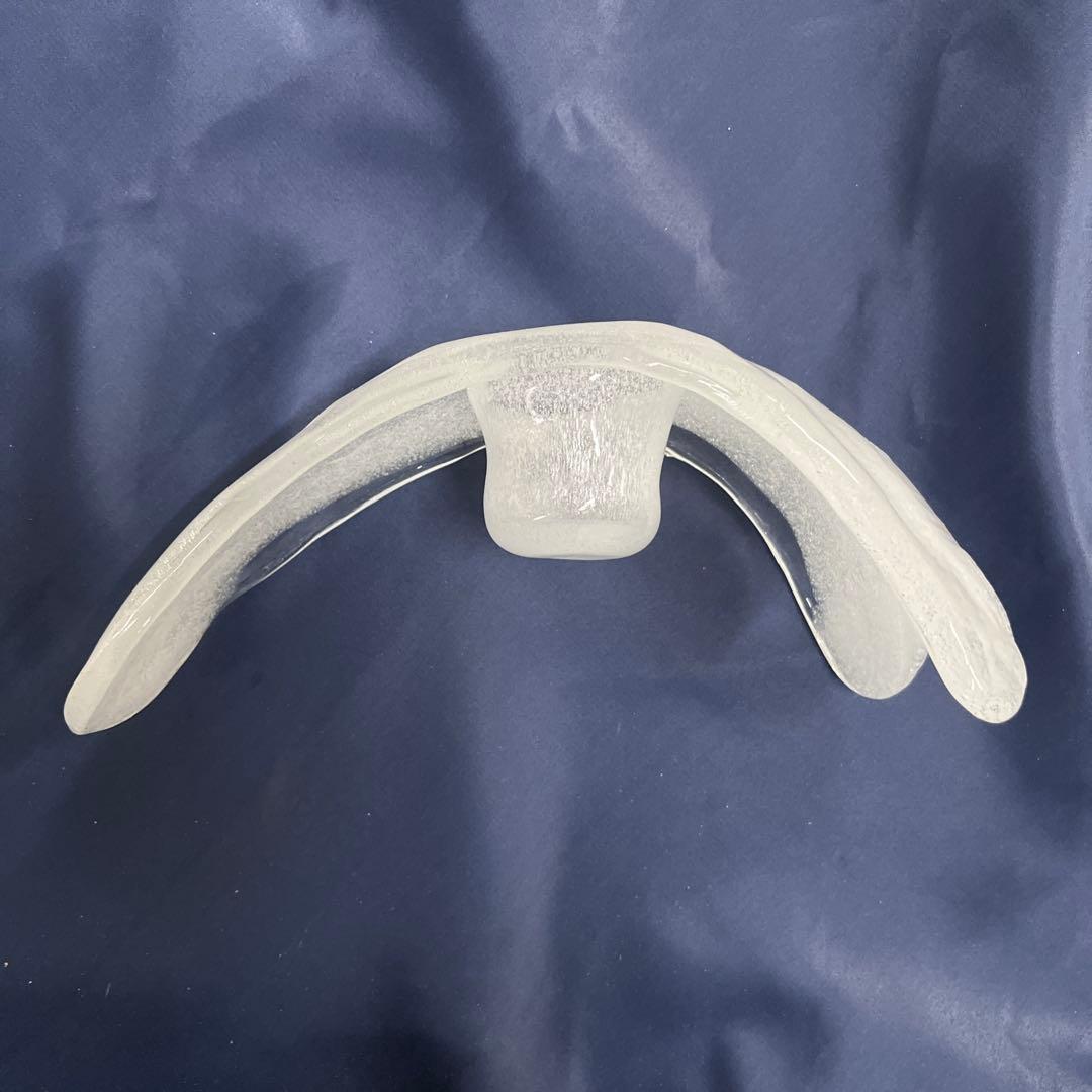 池坊 生け花 ガラス花器 華道 三つ足 立体的