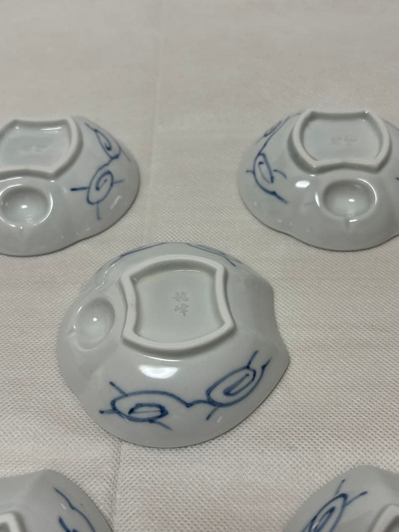 龍峯窯　ふくら雀　小皿　手書き　貴重　レア　アンティーク