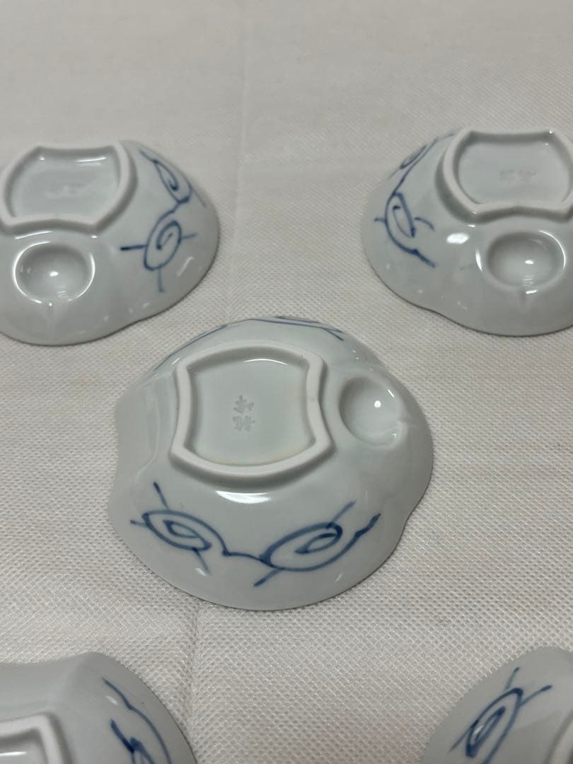 龍峯窯　ふくら雀　小皿　手書き　貴重　レア　アンティーク