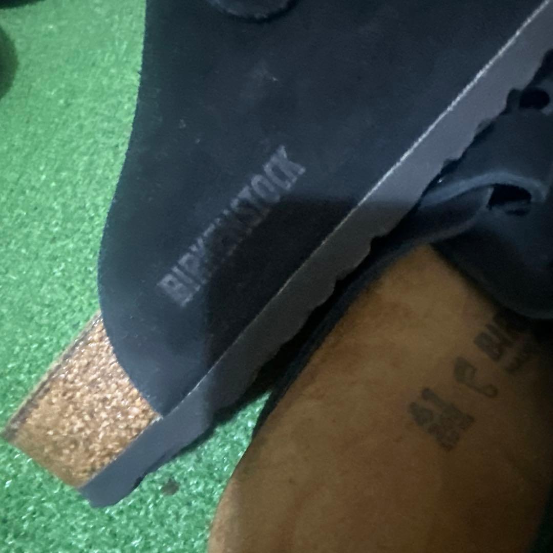 ビルケンシュトック メンズ サンダル ボストン スエードレザーブラック