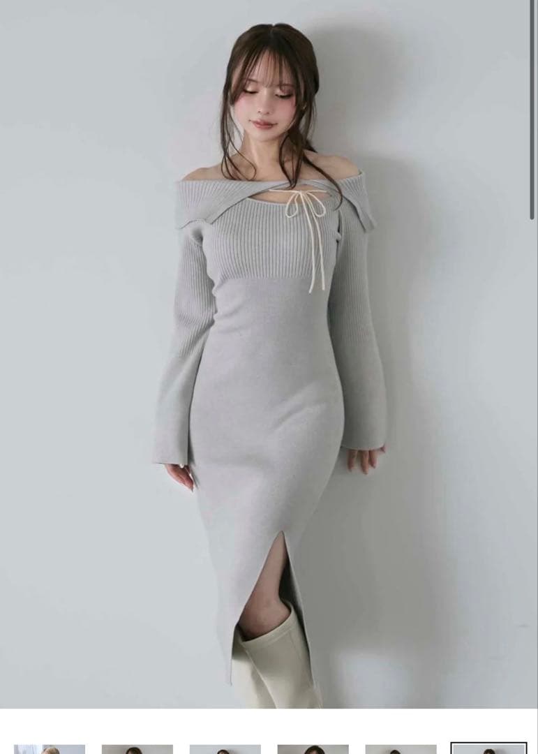 ワンピース Amari ribbon dress