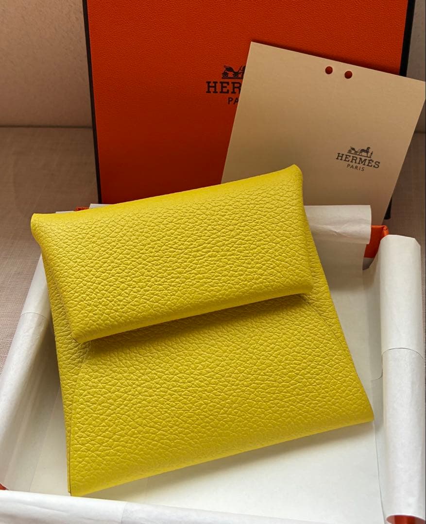 エルメス バスティア　ライム　新品未使用品