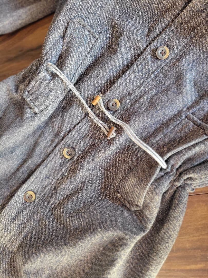 9000→8000 に 45r*p　暖かーいもこもこモッズコート。