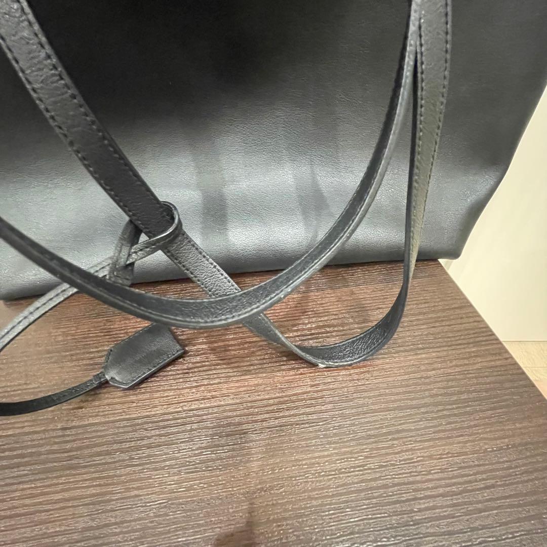 最終値下げ　サンローラン　パリ　トートバッグ　ブラック