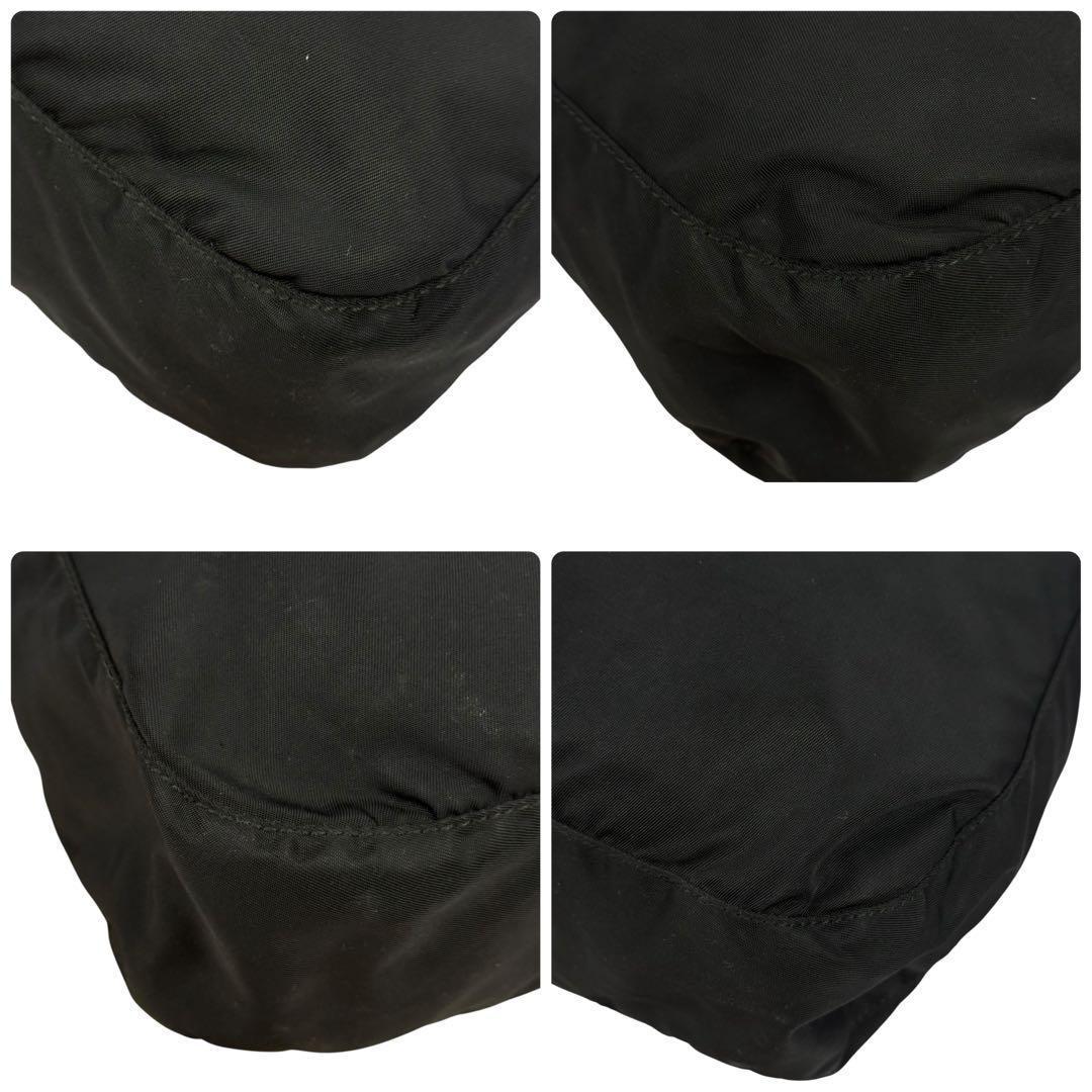 PRADA プラダ カメラバッグ 斜めがけ 三角ロゴ ナイロン ブラック 白タグ