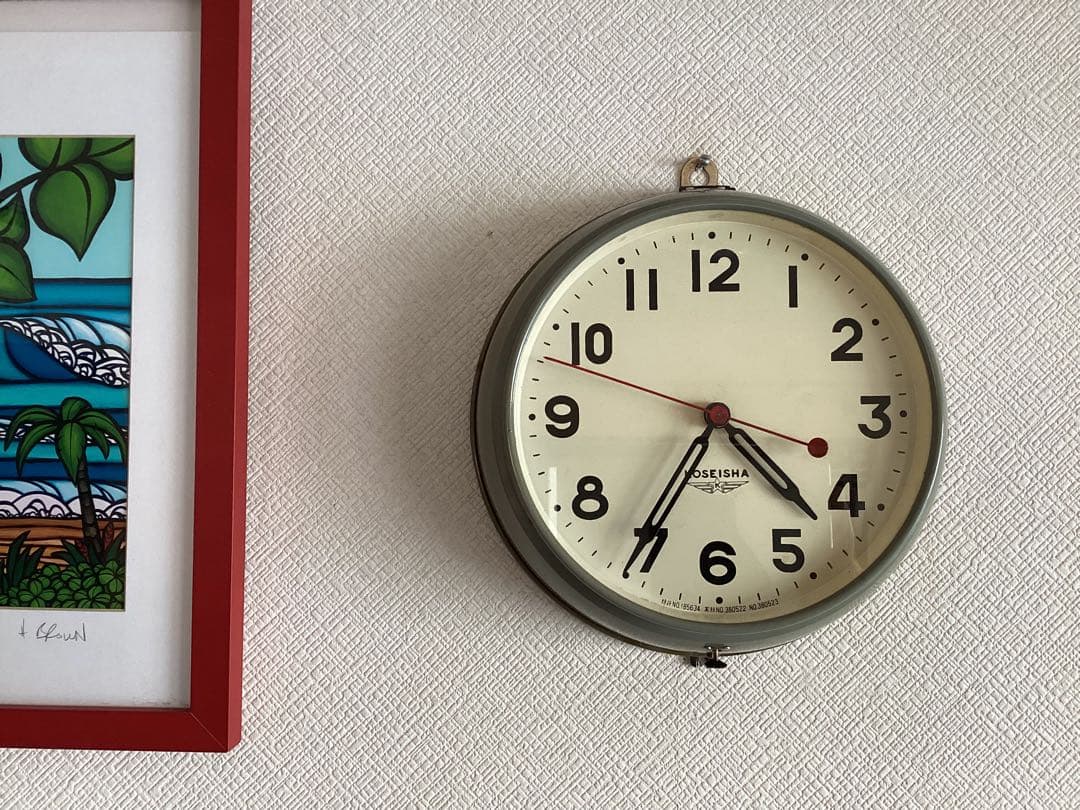 Koseisha(光星舎)電磁式振り子丸時計　昭和30年代