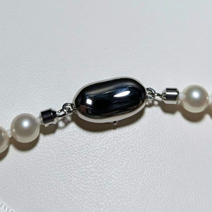 アコヤ真珠 パール ネックレス 約 6.0-6.5mm 42cm 鑑定書付き