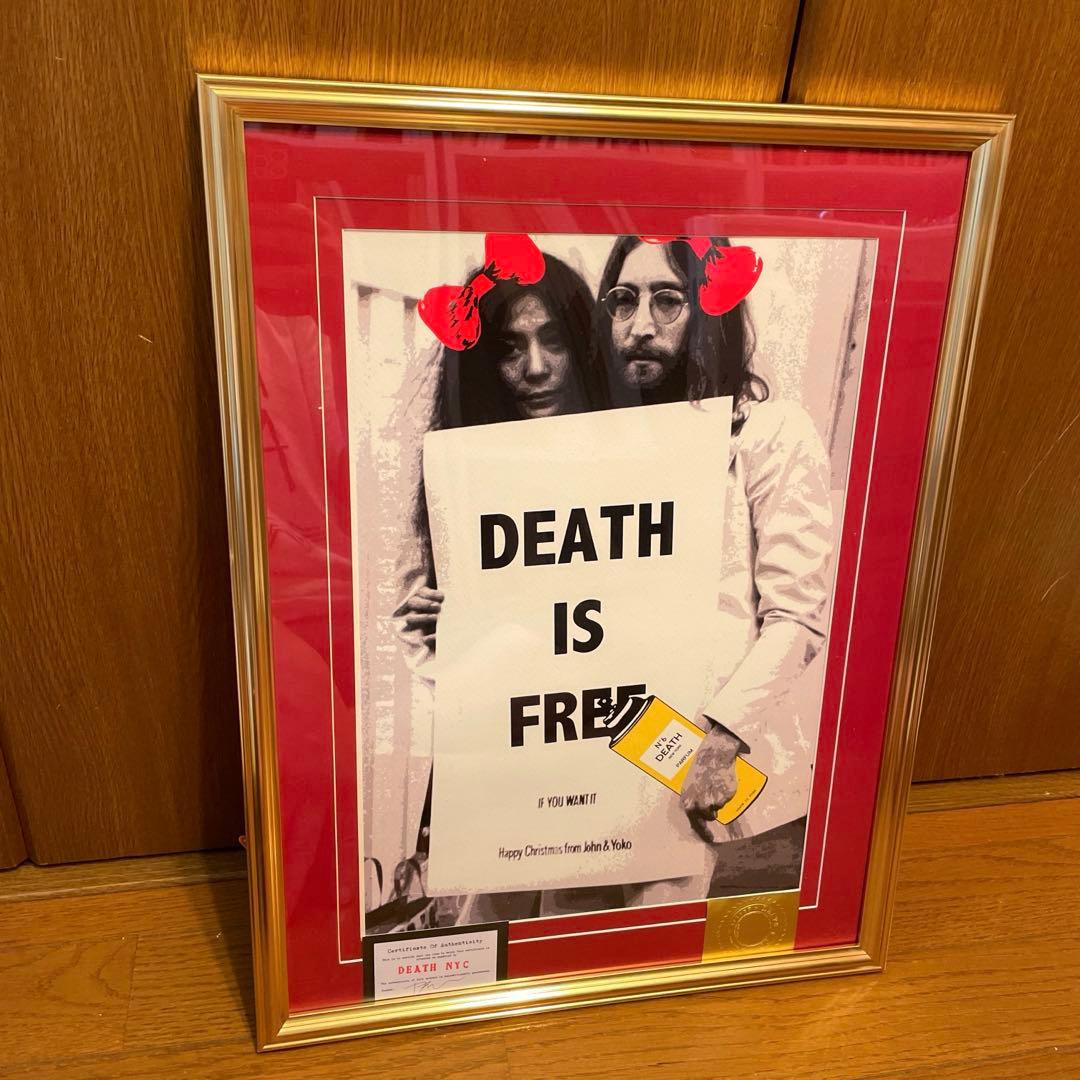 額込 世界限定100枚DEATH NYC アートポスター 現代アート 99