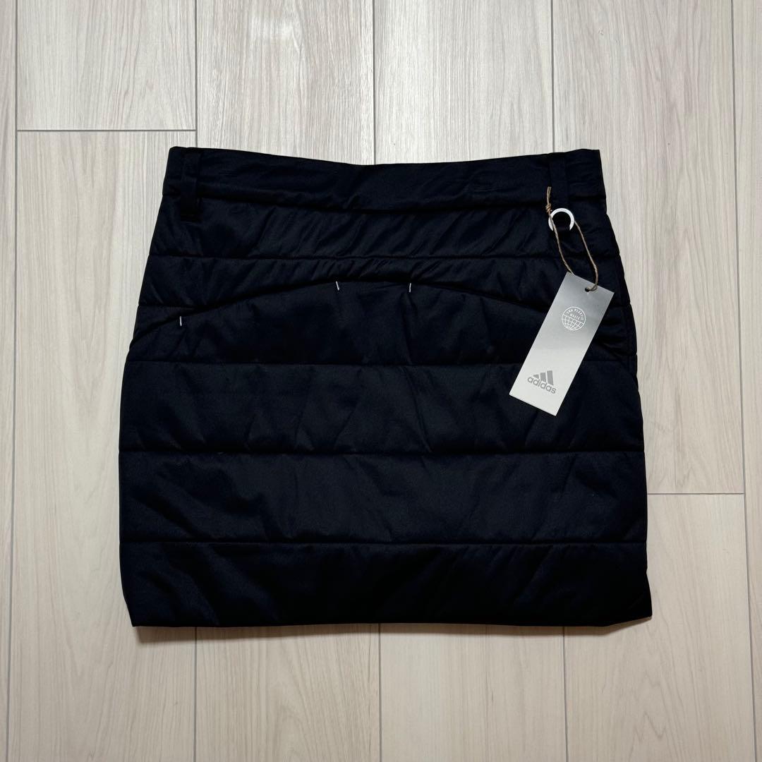 新品 アディダス セットアップ 中綿　ジャケット　スカート　秋冬 ダウン 黒