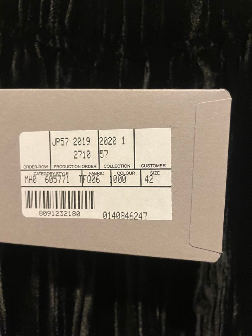 ［新古品］BALENCIAGA バレンシアガ ベロアパンツ ベルベット 42