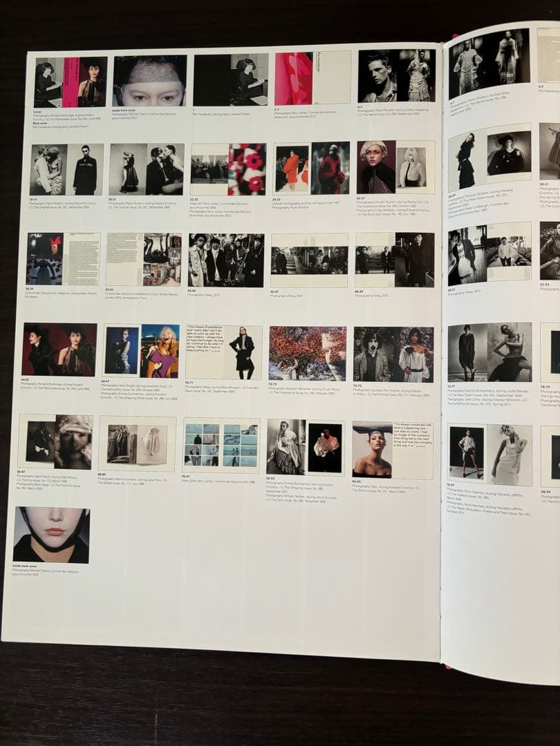 川久保玲　コムデギャルソン写真集