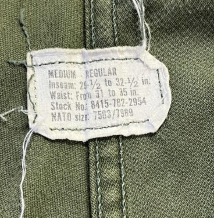 本*浩様 US ARMY M-65 CARGO PANTS MEDIUM