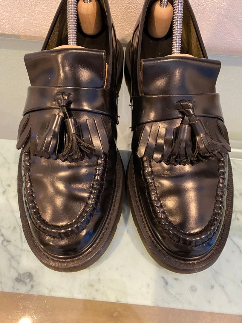 LOAKE ロークLoafer レザー タッセルローファー 英国製