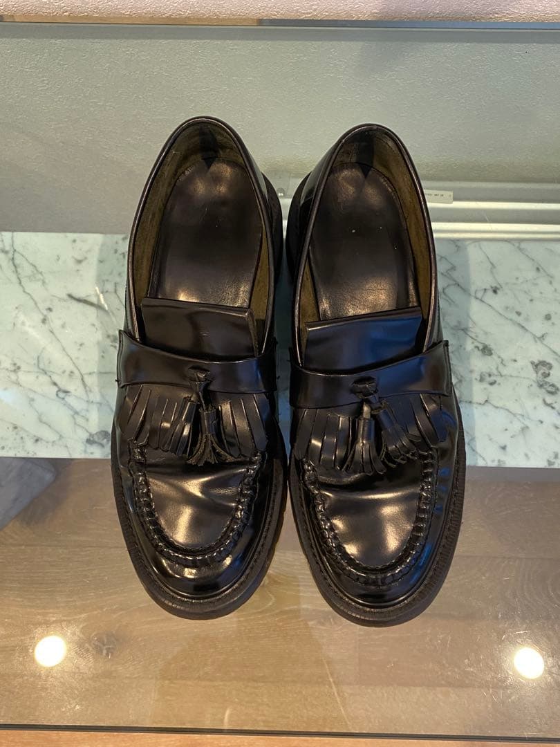 LOAKE ロークLoafer レザー タッセルローファー 英国製