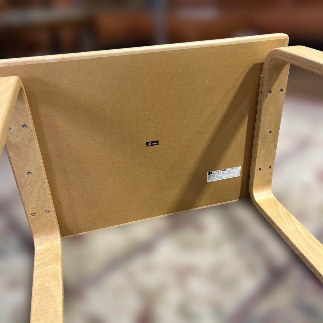 美品 天童木工 サイドテーブル T-2549WB-NT ビーチ材 定価8万