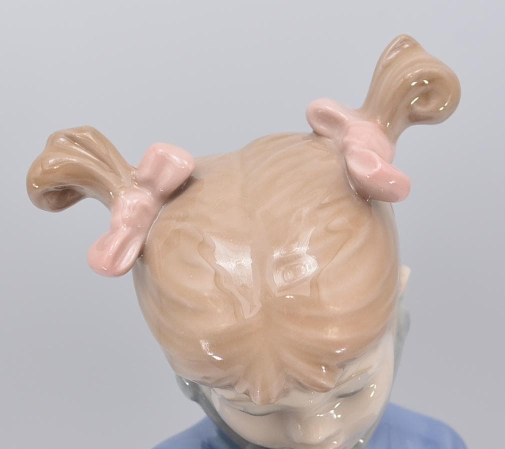 おだいじに　＃8544　★リヤドロ　スペイン　ポーセリン　光沢仕上げ　箱付き