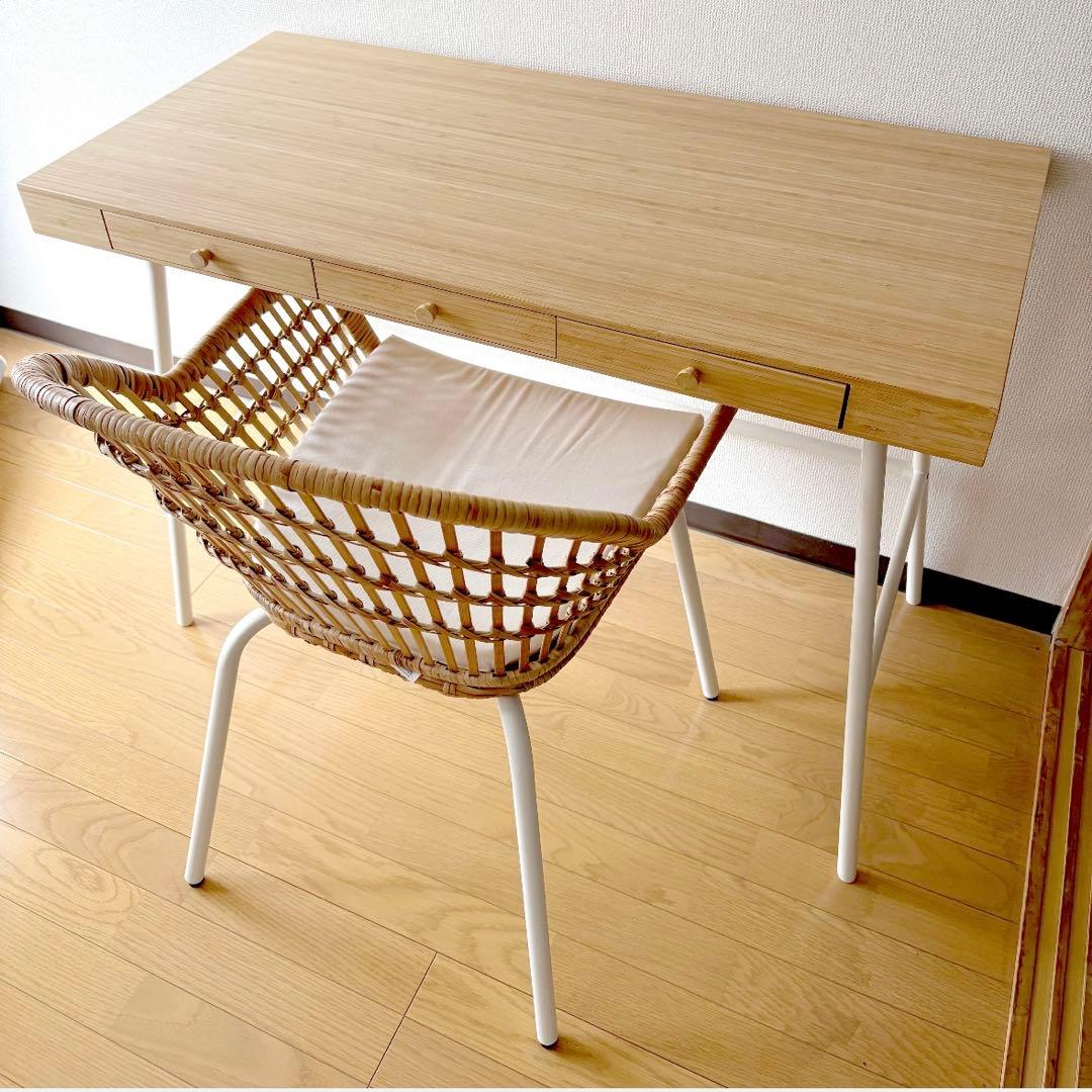 未使用【IKEA/イケア】LILLÅSEN リルオーセン デスク　※組み立て有