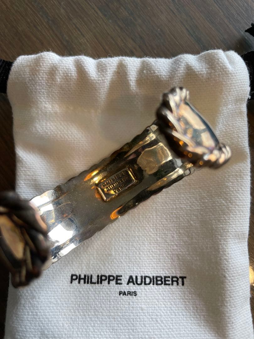 PHILIPPE AUDIBERT ツイストロープバングル