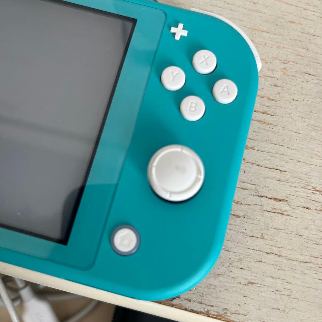 Nintendo Switch Lite ターコイズ　社外品のケース付き