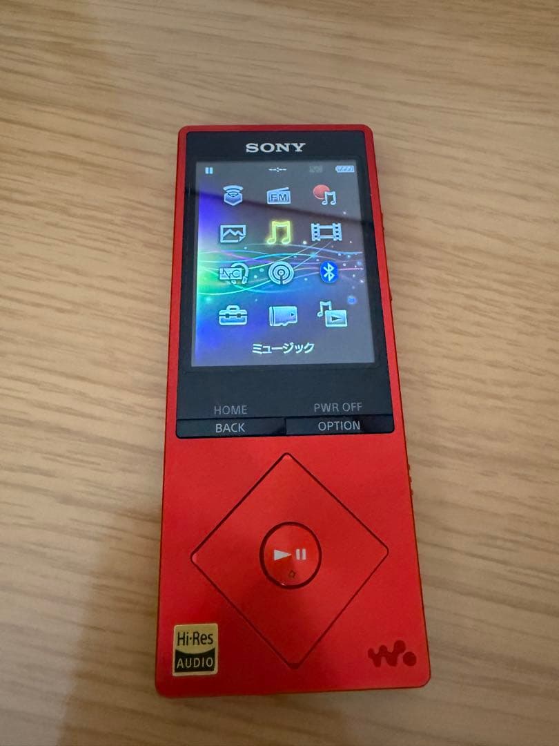 SONY WALKMAN ウォークマン　NW-A25 レッド