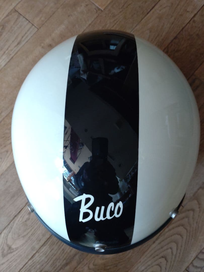 Buco ジェットヘルメット ホワイト/ブラック