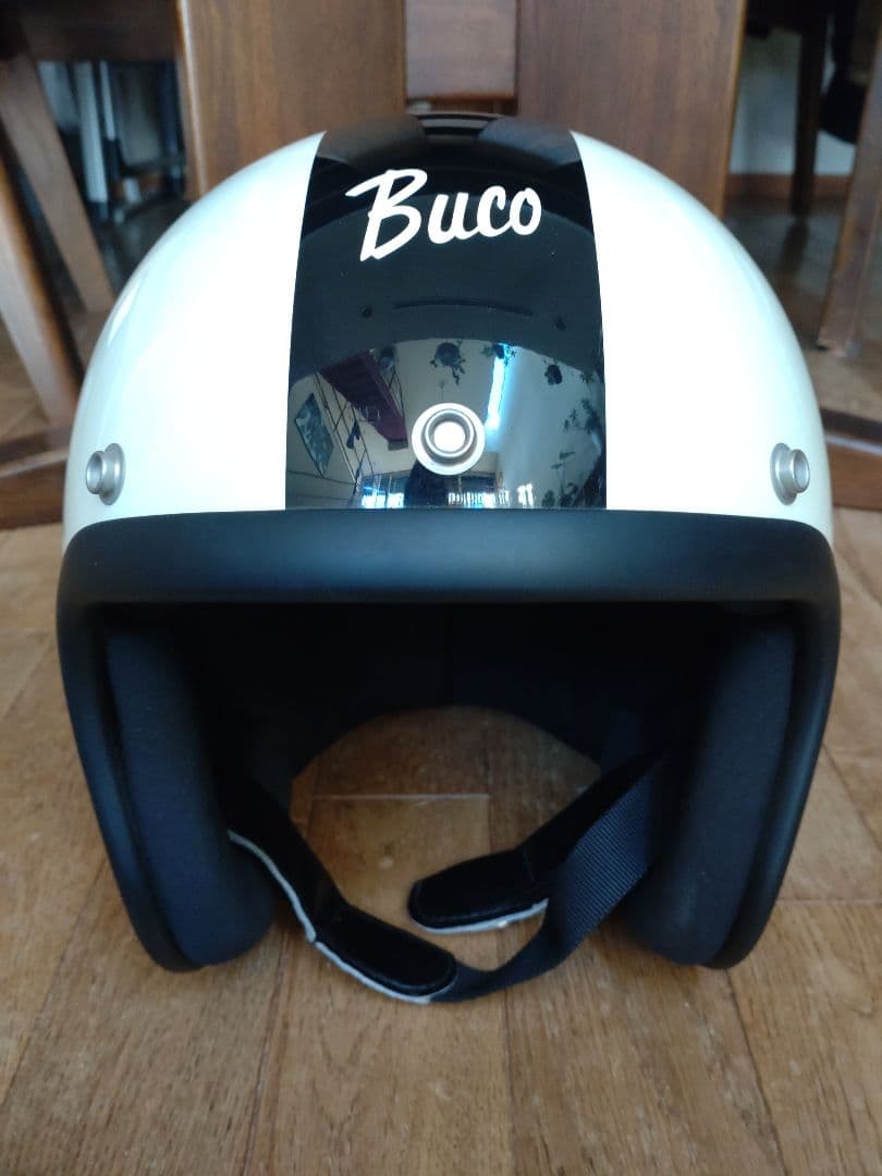 Buco ジェットヘルメット ホワイト/ブラック