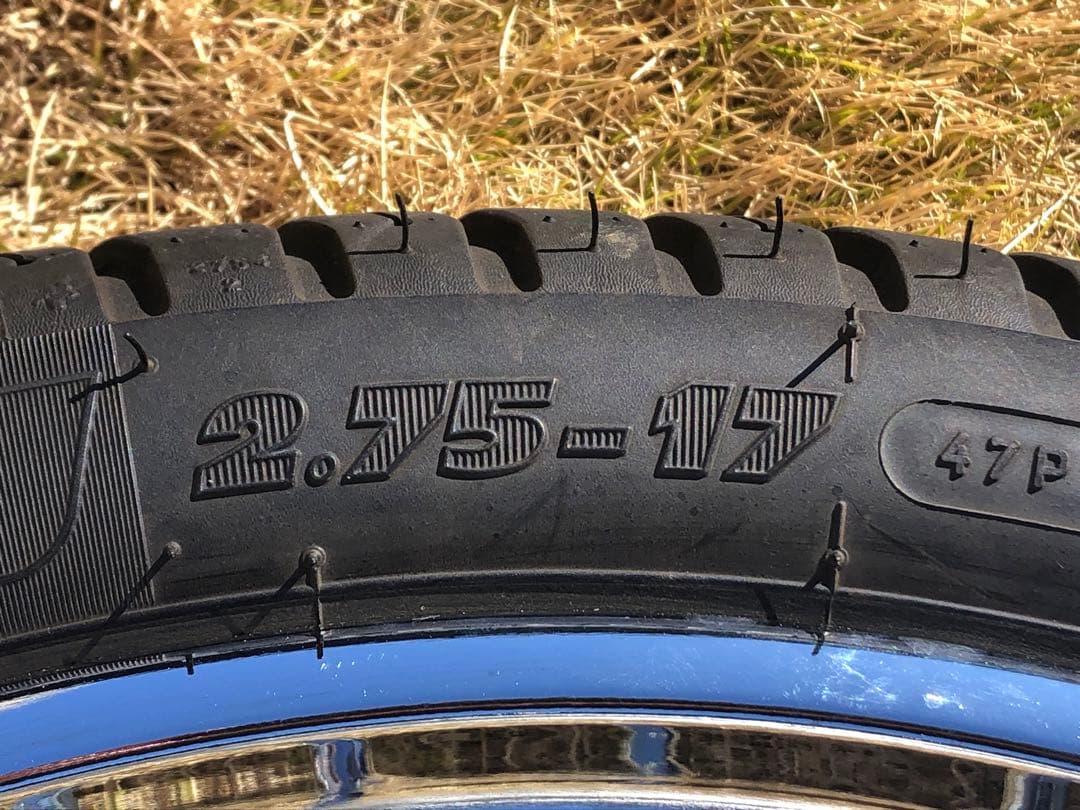 【美品】スーパーカブ　JA44（AA09 ）ホイール　前後（タイヤ付）